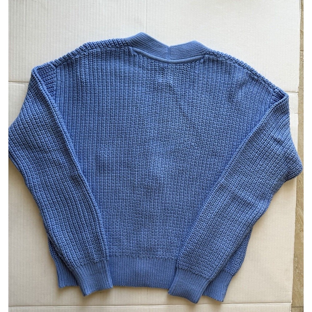 GAP Women’s Blue Knit Cardigan Sweater Button Front Long Sleeve Size XXS - Picture 13 of 15